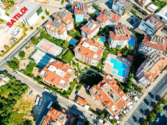 Ulusoy Sitesi (2+1 Furnished Flat in Alanya Oba, 500 M from the Sea)
