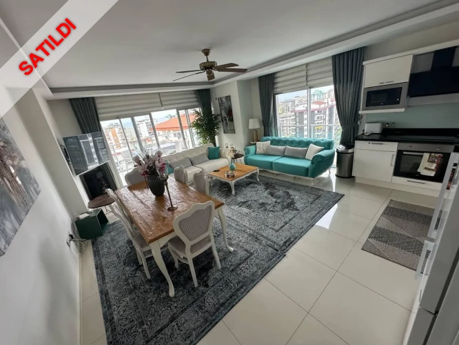 Tulip Tower (Möblierte 2+1 Wohnung zum Verkauf in Mahmutlar, Alanya)