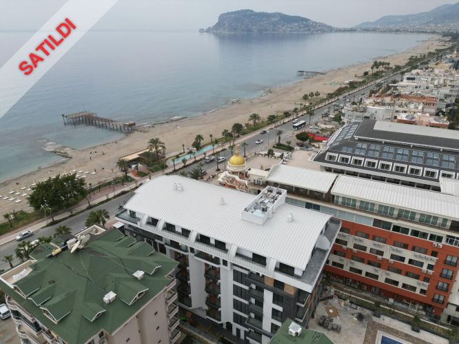 Serenity Oba Royal Beach (1+1 Furnished Apartment by the Sea in Alanya Oba)