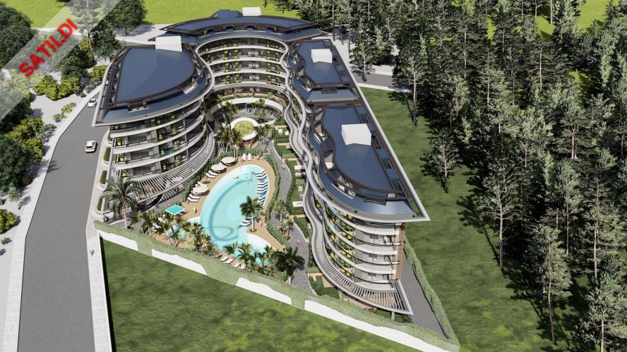 Oba Downtown (Sea View Apartment for Sale in Oba Alanya)