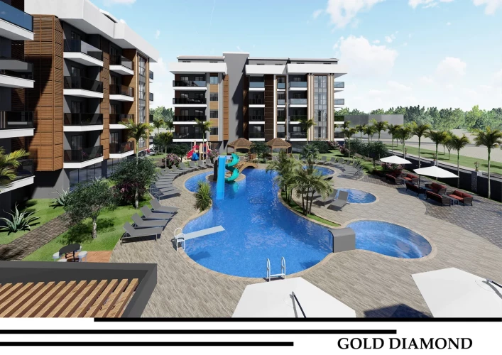Oba Gold Diamond (Oba'da Satılık Lüks Daireler)