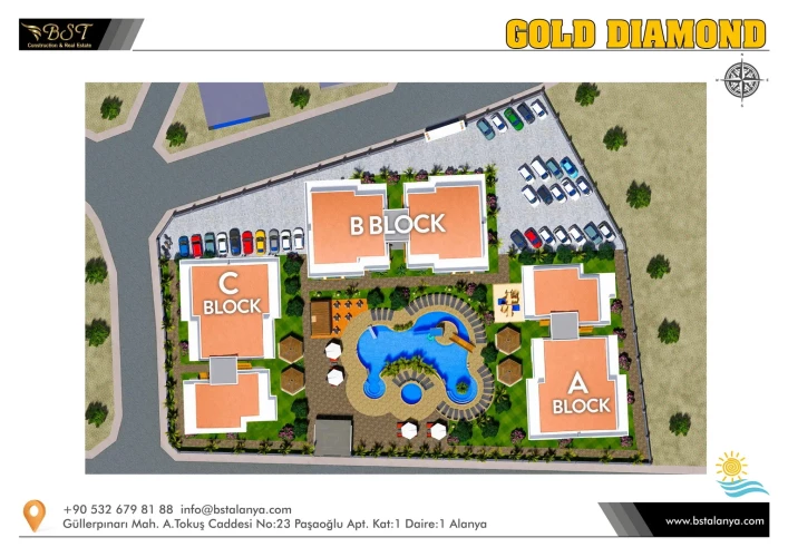 Oba Gold Diamond (Oba'da Satılık Lüks Daireler)