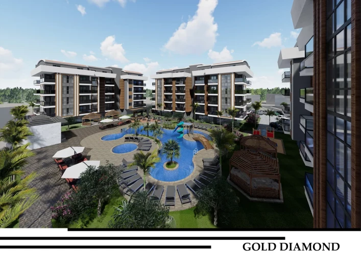 Oba Gold Diamond (Oba'da Satılık Lüks Daireler)