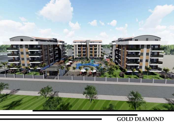 Oba Gold Diamond (Oba'da Satılık Lüks Daireler)