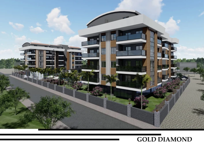Oba Gold Diamond (Oba'da Satılık Lüks Daireler)