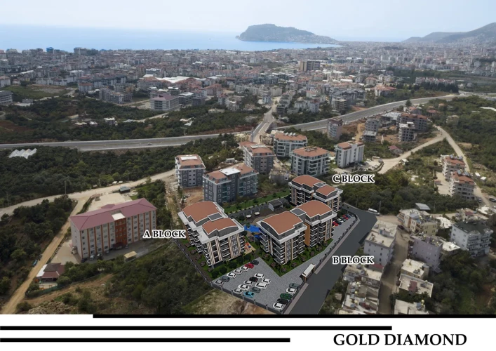 Oba Gold Diamond (Oba'da Satılık Lüks Daireler)