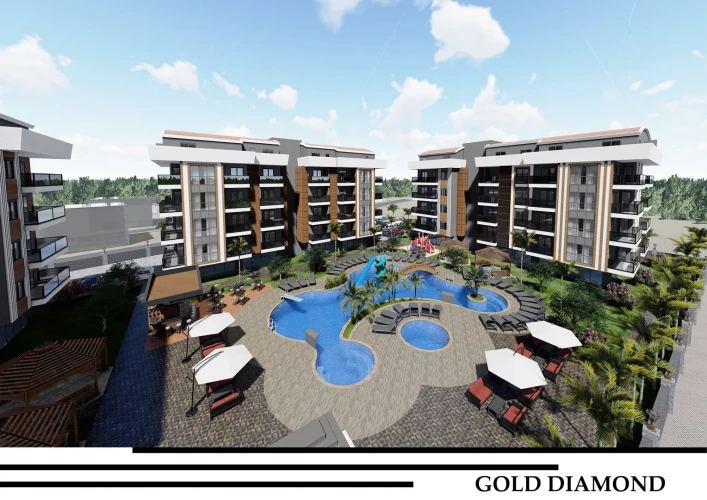 Oba Gold Diamond (Oba'da Satılık Lüks Daireler)