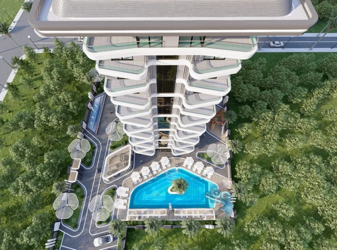 Ruby Tower Residence (Mahmutlar'da 1+1 Satılık Daire)