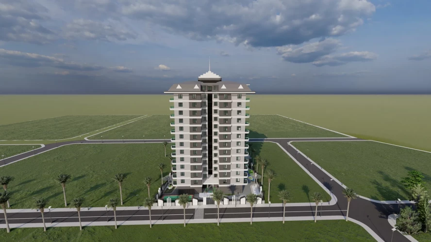 Ruby Tower Residence (Mahmutlar'da 1+1 Satılık Daire)