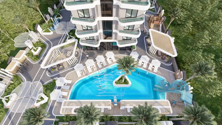 Ruby Tower Residence (Mahmutlar'da 1+1 Satılık Daire)