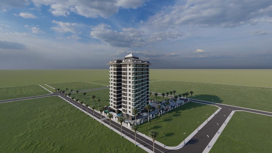 Ruby Tower Residence (1+1 Flat for Sale in Mahmutlar)