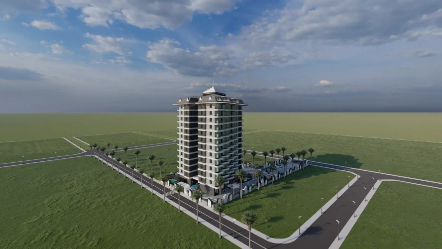 Ruby Tower Residence (Mahmutlar'da 1+1 Satılık Daire)