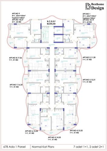 Best Home 46 Oba Privilege (Apartments for Sale in Oba, Alanya)