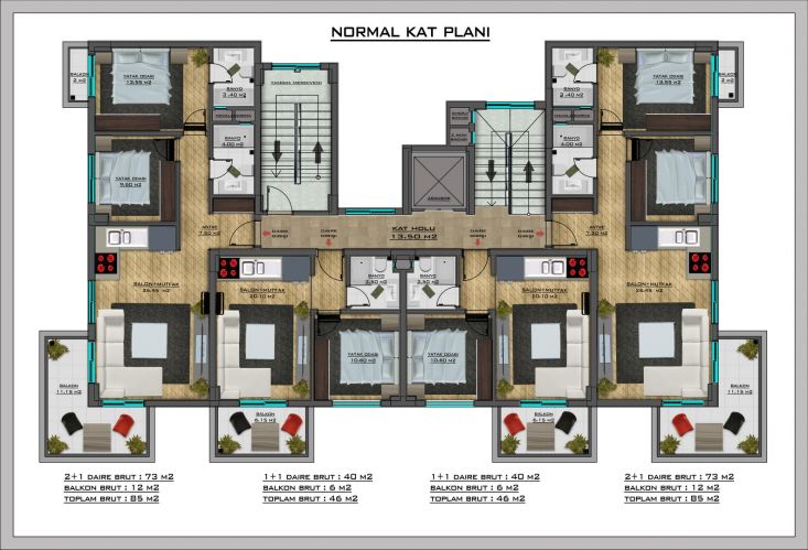 Teri Residence (Kargıcak'da Satılık Daireler)