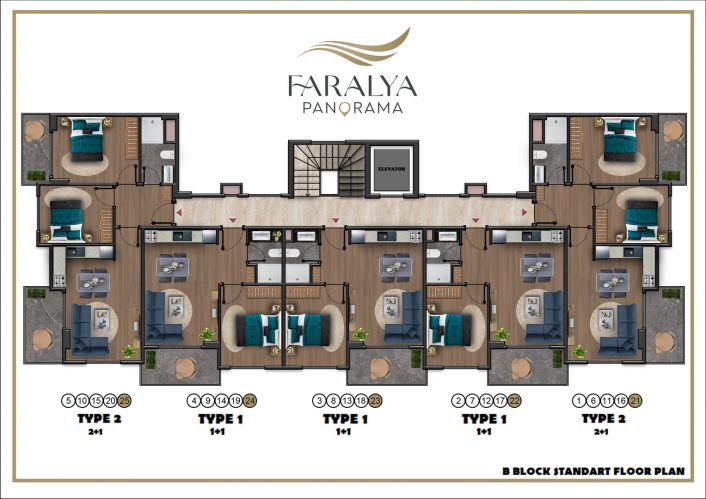 Faralya Panorama (Luxury Apartments for Sale in Konakli)