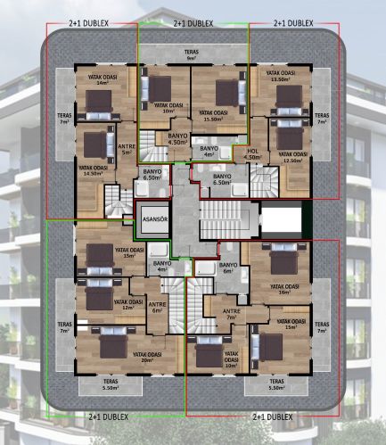 İnci Residence (Kestel'de Satılık Daireler)