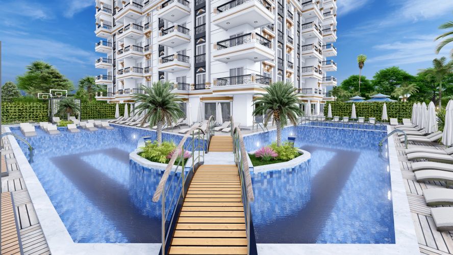 Garden Residence 3 (Alanya Avsallar'da Satılık Daireler)