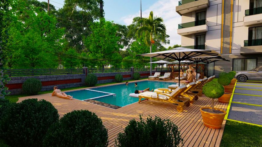 Garden Residence (Luxury Apartments for Sale in Alanya Avsallar)