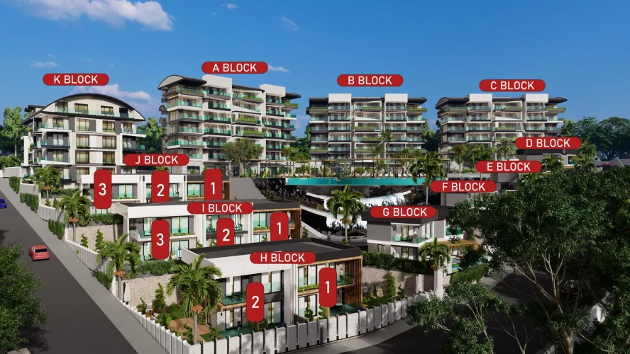 Casa Hills (Alanya Kargıcak'da Satılık Lüks Daireler)