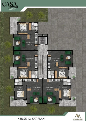 Casa Hills (Alanya Kargıcak'da Satılık Lüks Daireler)