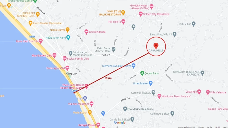 Casa Hills (Alanya Kargıcak'da Satılık Lüks Daireler)