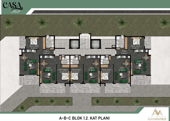 Casa Hills (Alanya Kargıcak'da Satılık Lüks Daireler)