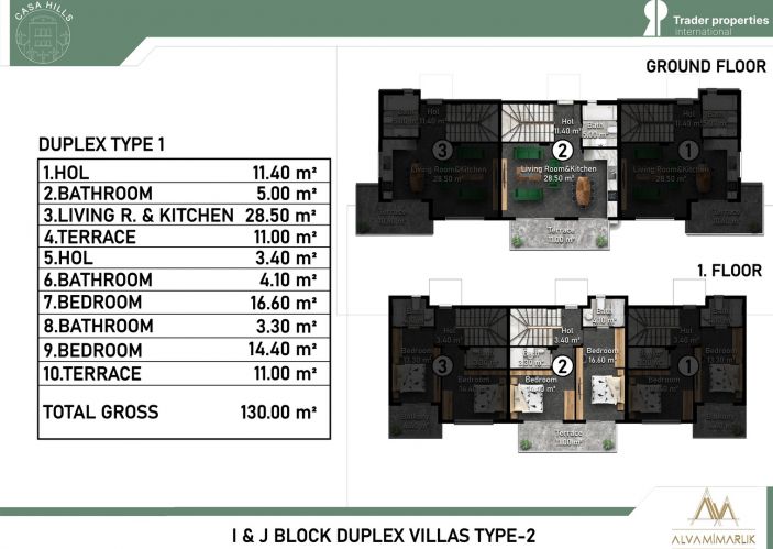 Casa Hills (Luxury Apartments for Sale in Kargicak, Alanya)