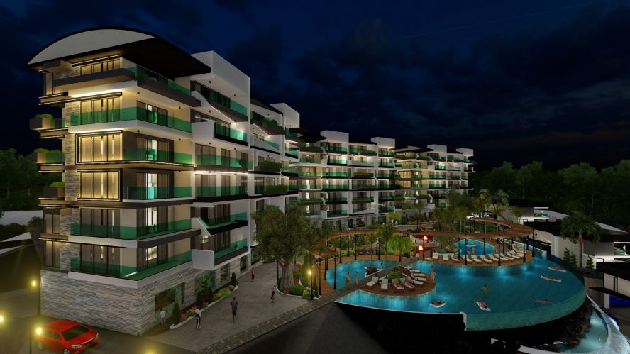 Casa Hills (Luxury Apartments for Sale in Kargicak, Alanya)