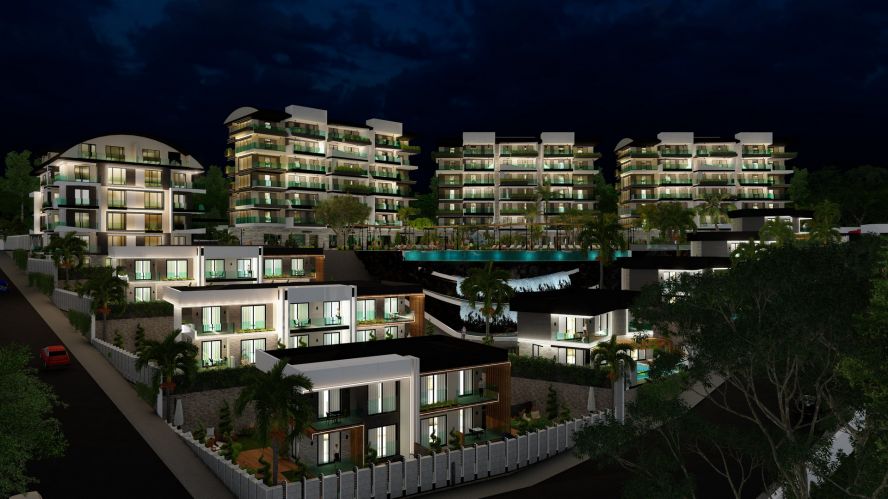 Casa Hills (Luxury Apartments for Sale in Kargicak, Alanya)