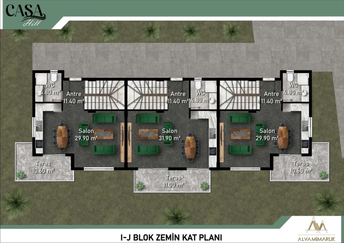 Casa Hills (Alanya Kargıcak'da Satılık Lüks Daireler)