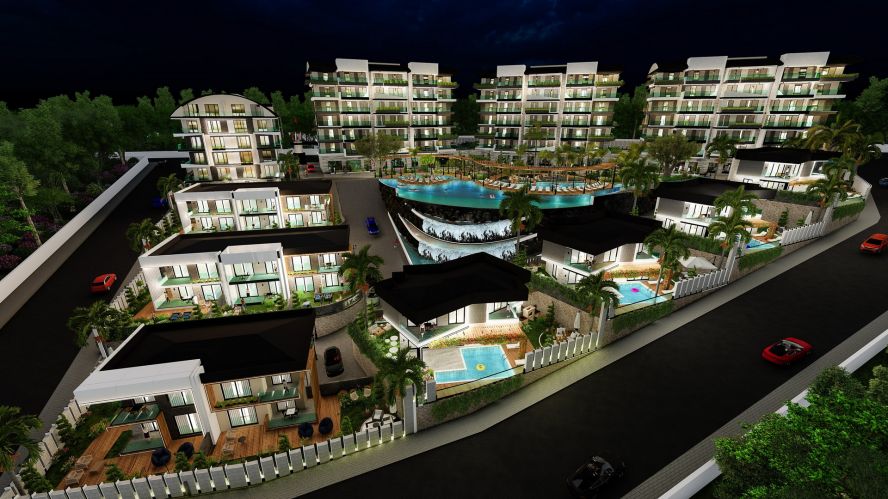 Casa Hills (Luxury Apartments for Sale in Kargicak, Alanya)