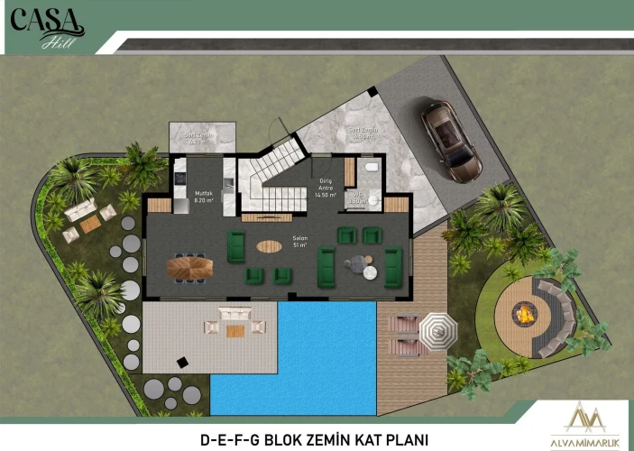 Casa Hills (Alanya Kargıcak'da Satılık Lüks Daireler)