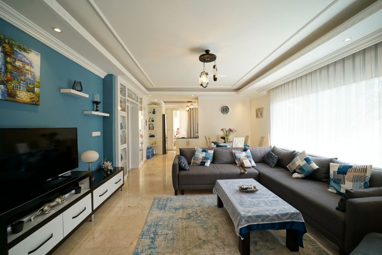 Panorama Sitesi A Blok (4+1 Flat for Sale in Alanya Center)