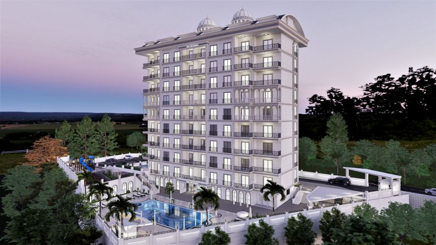 Kubbe Tower (Alanya Avsallar'da Satılık Lüks Daireler)