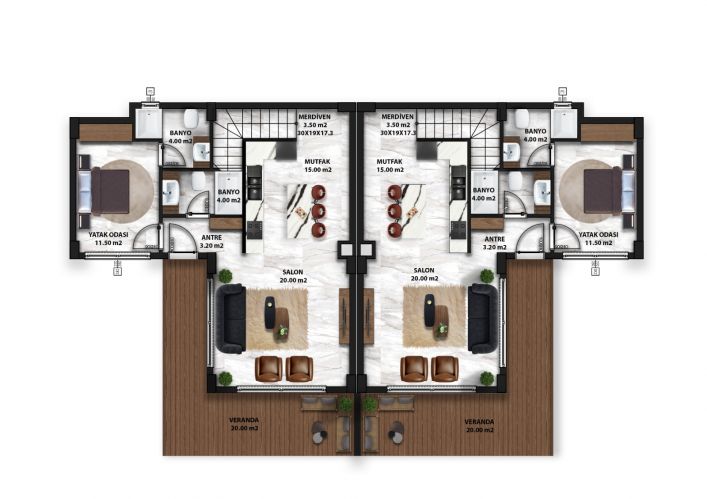 Rumi Villa (Alanya İncekum'da Satılık Villalar)