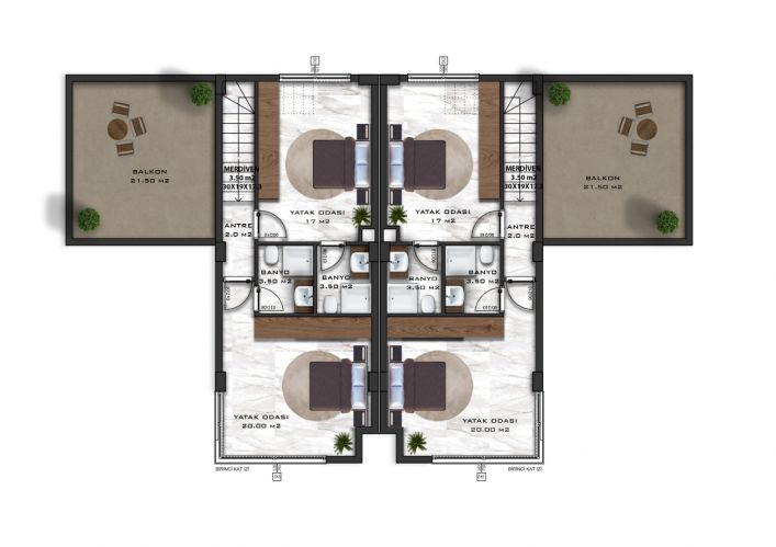 Rumi Villa (Alanya İncekum'da Satılık Villalar)