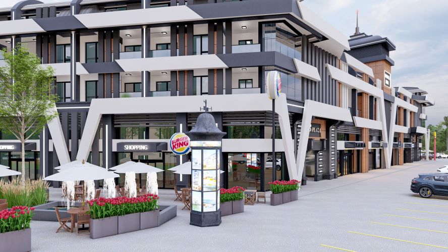 Mahall Oba (Apartments and Shops for Sale in Alanya Oba)