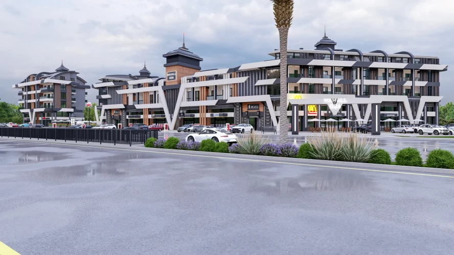 Mahall Oba (Apartments and Shops for Sale in Alanya Oba)