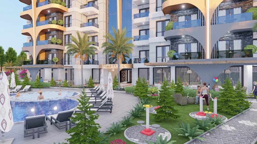 Loft Garden 4 (Gazipaşa'da Satılık Projeden Daireler)