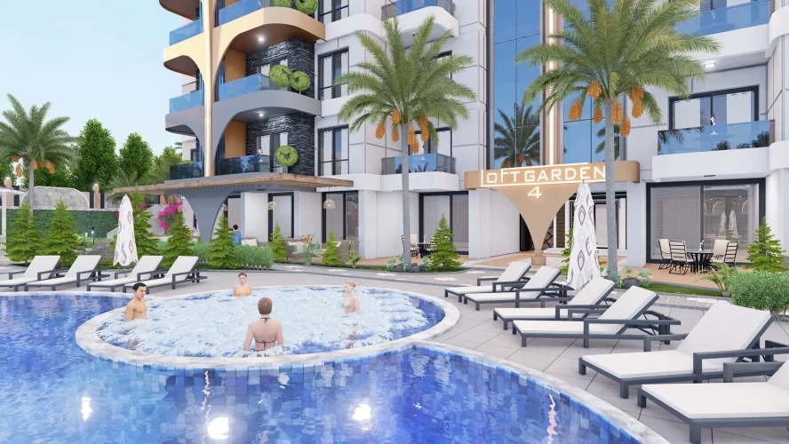 Loft Garden 4 (Gazipaşa'da Satılık Projeden Daireler)