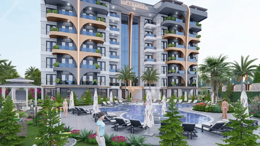 Loft Garden 4 (Gazipaşa'da Satılık Projeden Daireler)