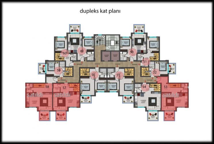 Loft Garden 4 (Flats from Project for Sale in Gazipaşa)