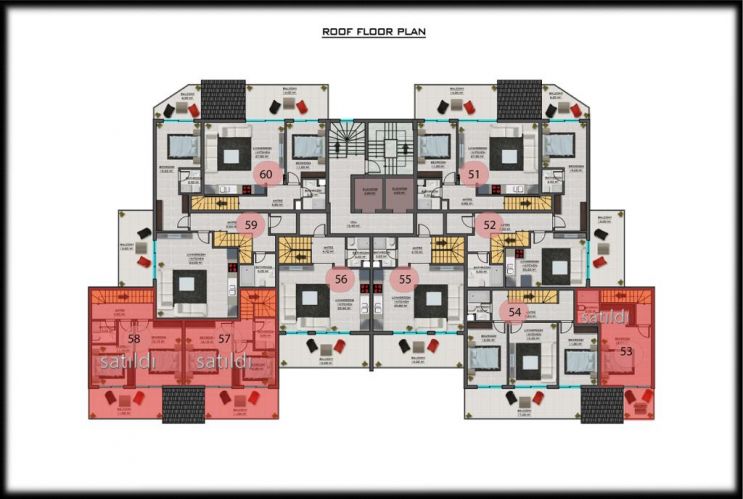 Loft Garden 4 (Flats from Project for Sale in Gazipaşa)