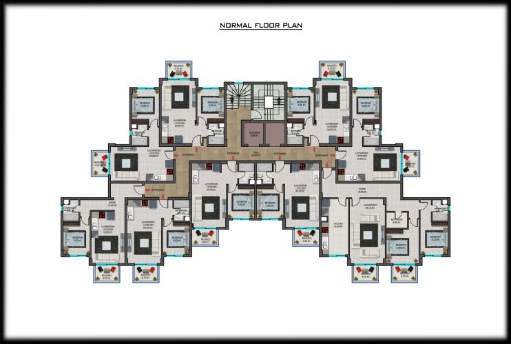 Loft Garden 4 (Flats from Project for Sale in Gazipaşa)