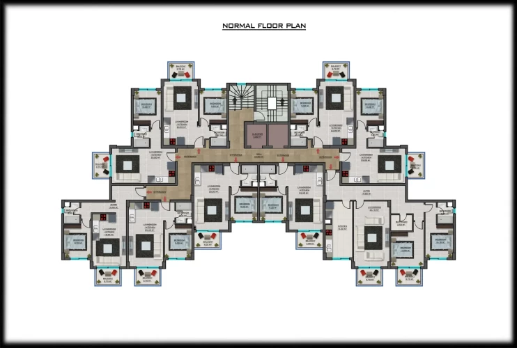 Loft Garden 4 (Gazipaşa'da Satılık Projeden Daireler)