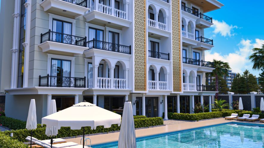 Özsoy Residence (Comfortable Apartments for Sale in Oba, Alanya)