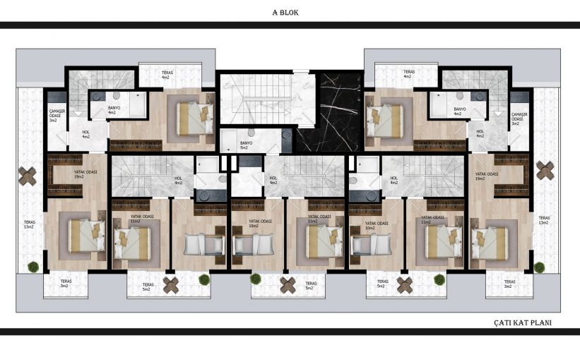 Özsoy Residence (Alanya Oba'da Satılık Konforlu Daireler)