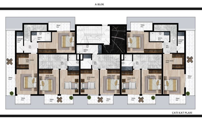 Özsoy Residence (Comfortable Apartments for Sale in Oba, Alanya)