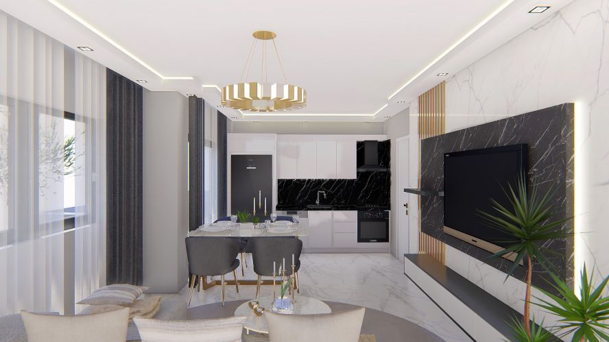 Lotus Residence (Luxuswohnungen zum Verkauf in Alanya Avsallar)