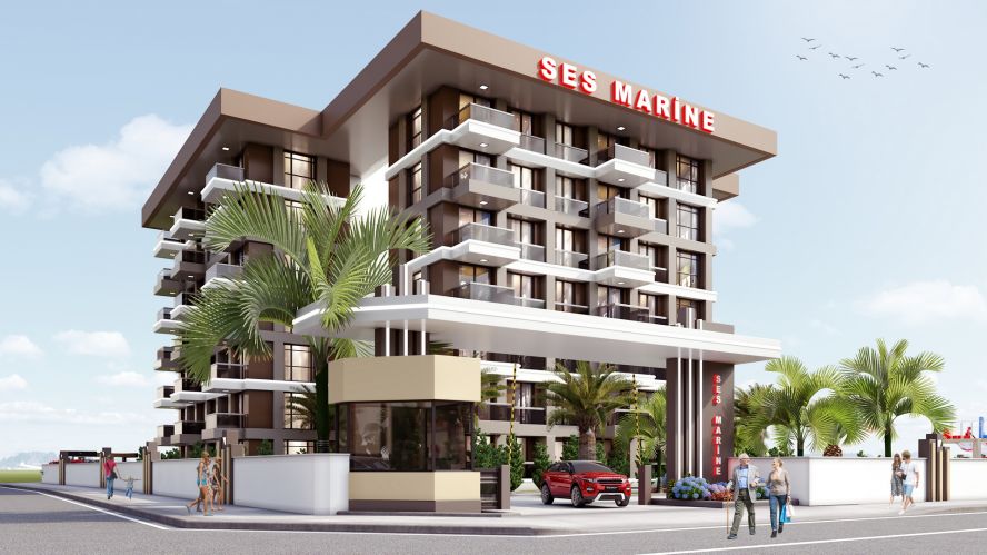 Ses Marine (Apartments for Sale in Gazipaşa Pazarcı)